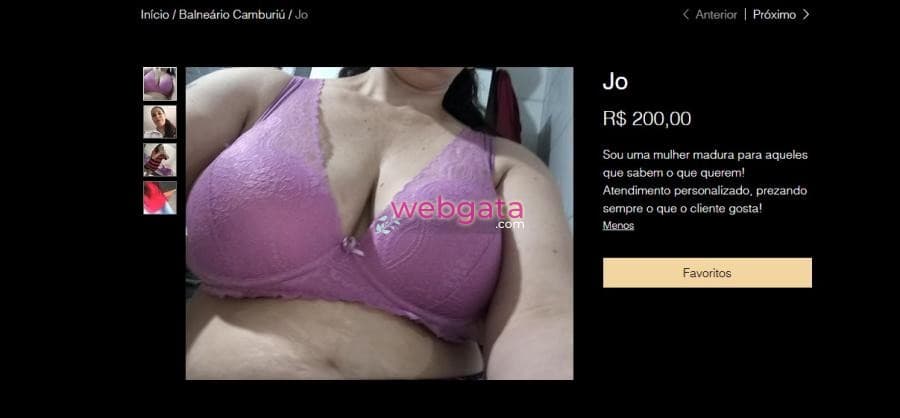 Acompanhante cabelo castanhos em Balneário Camboriú — Jo, foto 11