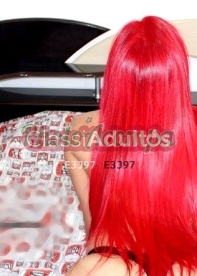 Acompanhante ruiva em Ubatuba, foto de perfil