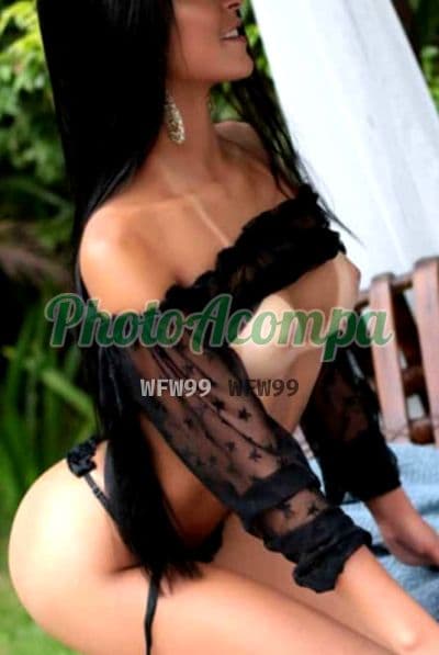 Travesti acompanhante foto real em Santos (2) — Lavínia