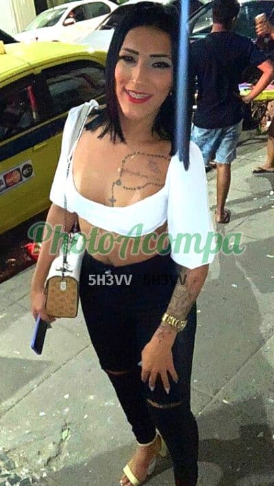 Foto 4: Travesti acompanhante em Magé — beijo grego, Mirella