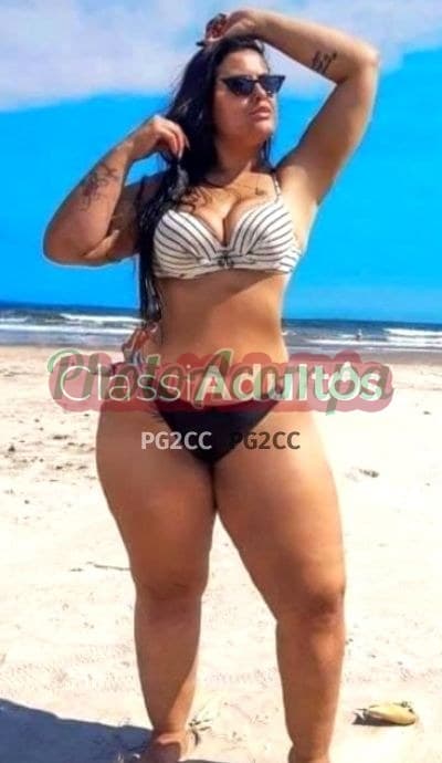 Acompanhante morena em Praia Grande — Coroa gordinha