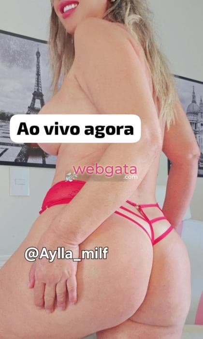 Videochamada erótica com cabelo loiros — Aylla Milf, foto 3
