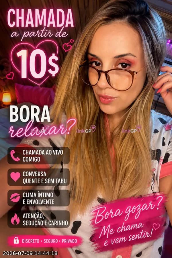 Videochamada erótica com apertadinha, foto de perfil